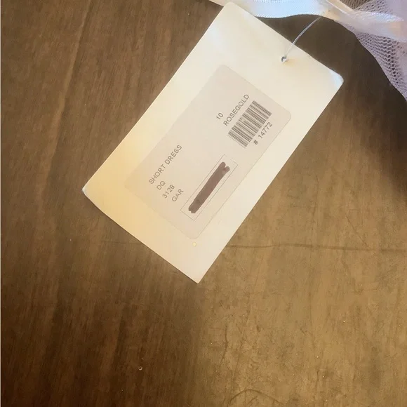 Dancing Queen Rose Gold Sequin Lace-Up Back Mini Dress | Size L | NWT - Picture 6 of 12